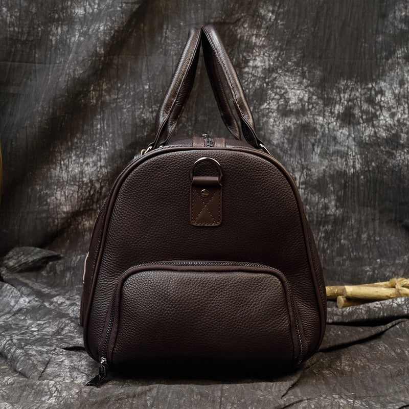 Genuine Leather Duffel Bag