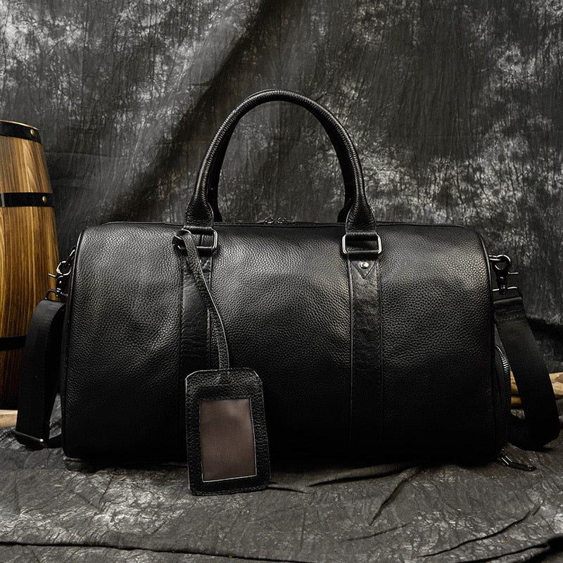 Genuine Leather Duffel Bag