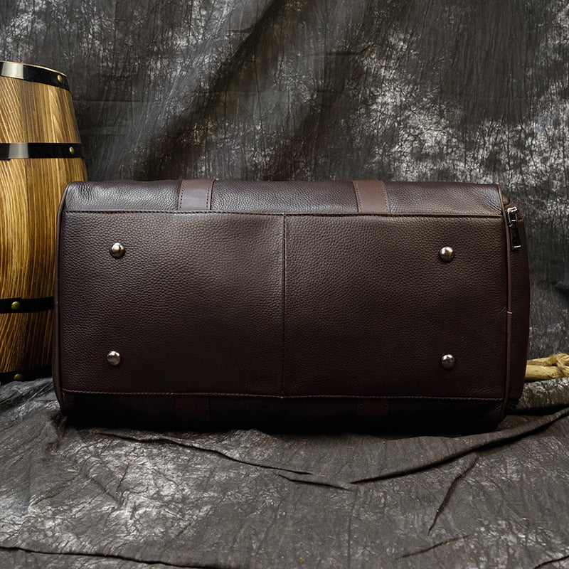 Genuine Leather Duffel Bag