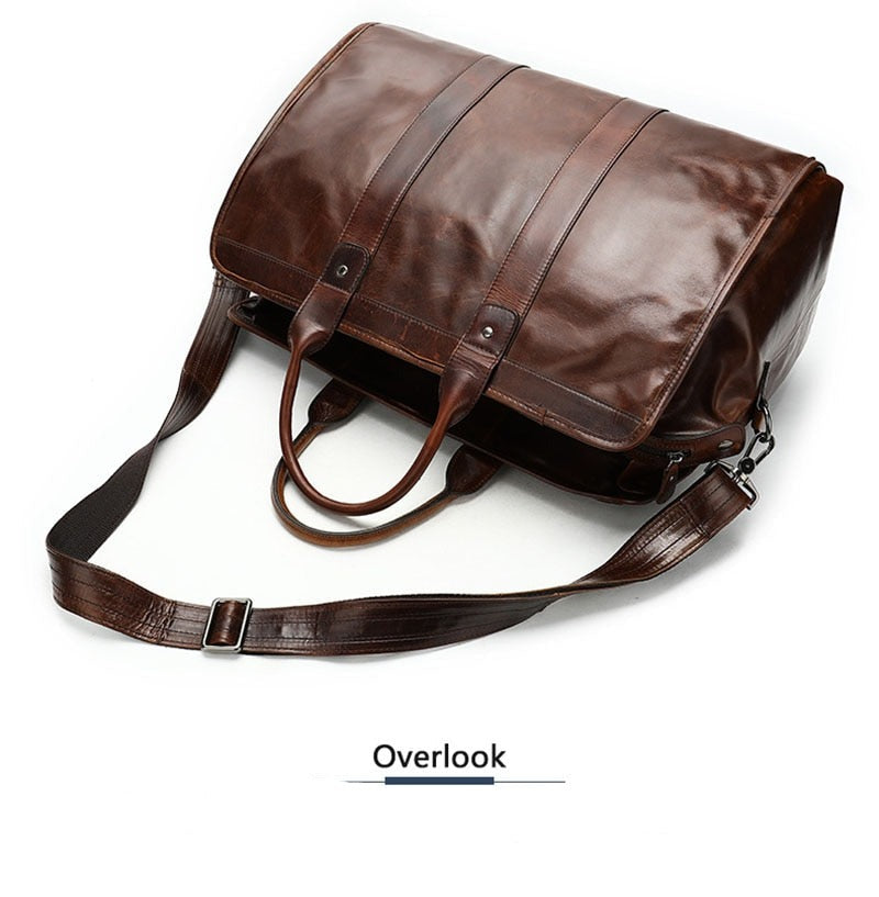 Genuine Leather Travel Bag