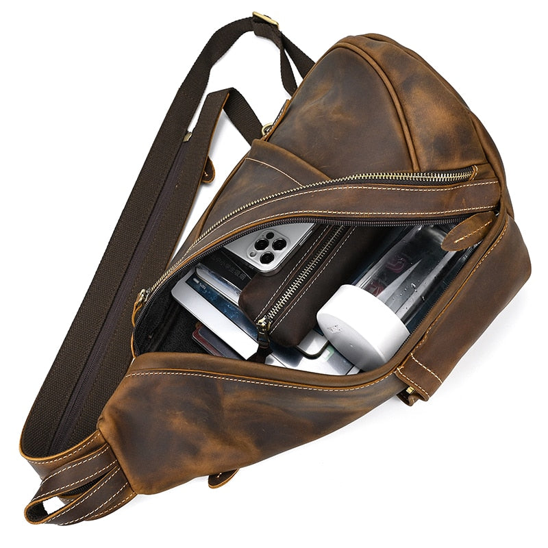 Triangle Crossbody Chest Bag