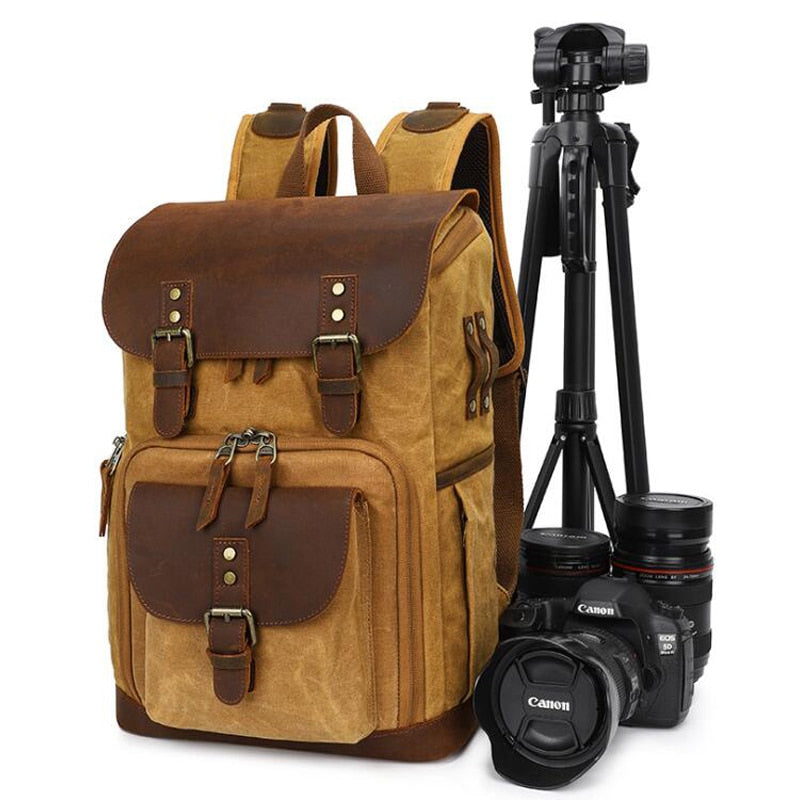 Batik Canvas Camera Bag