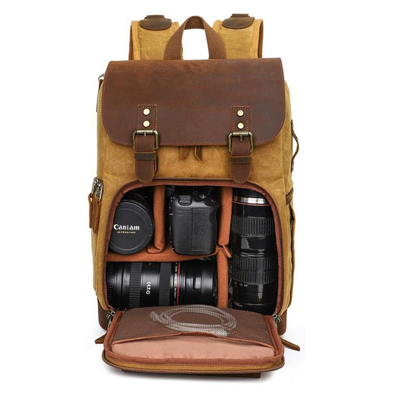 Batik Canvas Camera Bag